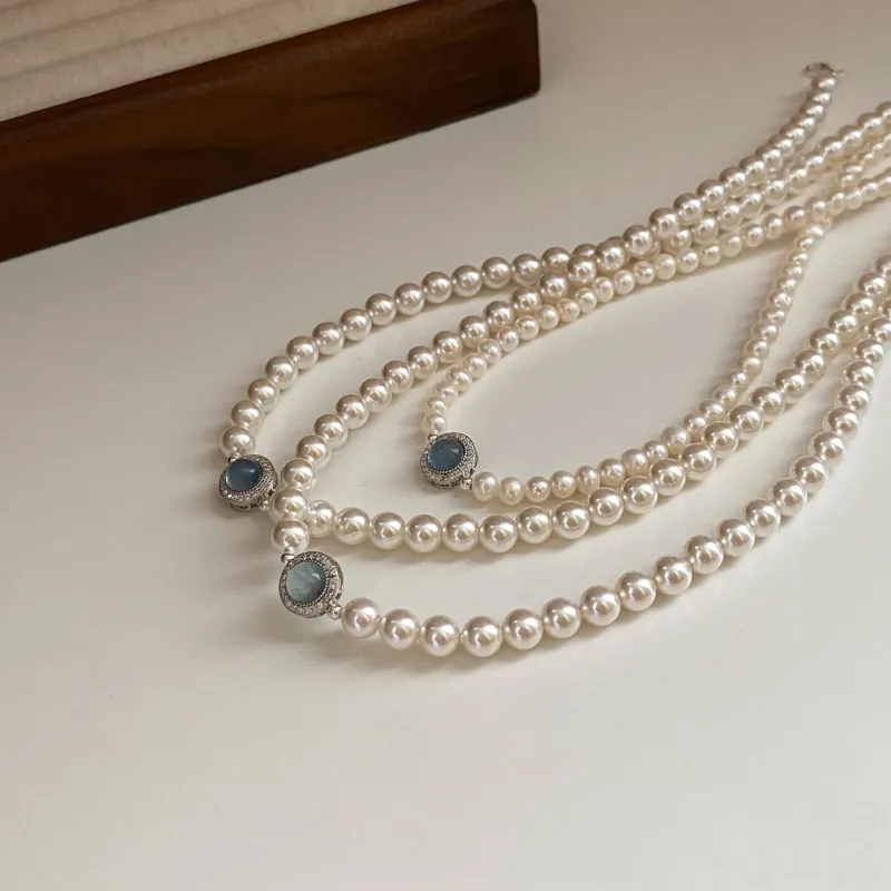 POTTICY Pearl Necklaces Women's-6