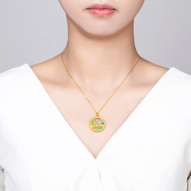 POTTICY Hetian Jade Necklaces White Jade Unisex-3