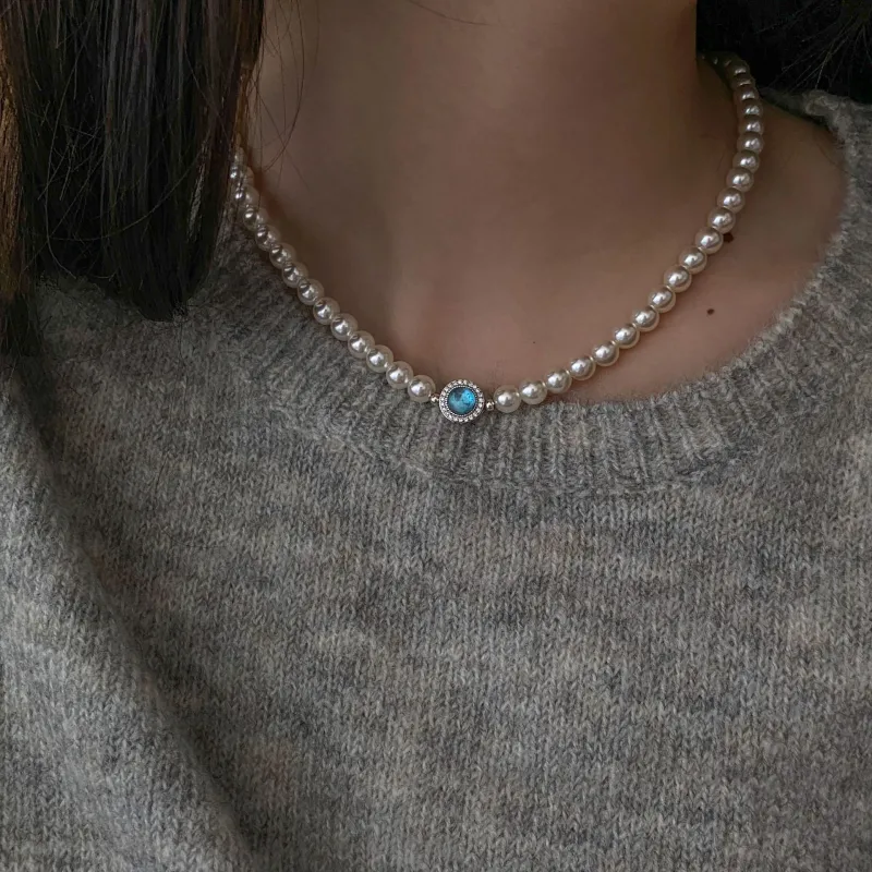 POTTICY Pearl Necklaces Women's-5