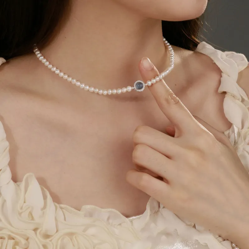POTTICY Pearl Necklaces Women's-2