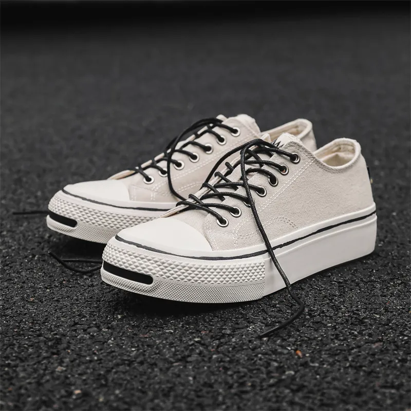 AAA SINCE 1955 Slip Resistant, Abrasion Resistant, Breathable, Height Increasing Low Top Skateboard Shoes Men's-8