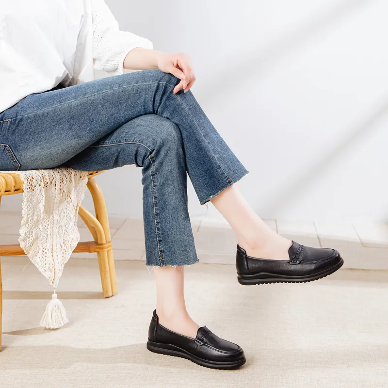 AAA SINCE 1955 Casual Single Shoes Women's Black-1
