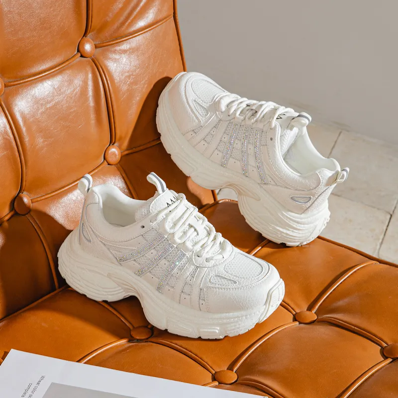 AAA SINCE 1955 Cushioning Abrasion Resistant Lightweight Low Top Casual Shoes Women's Ecru-4