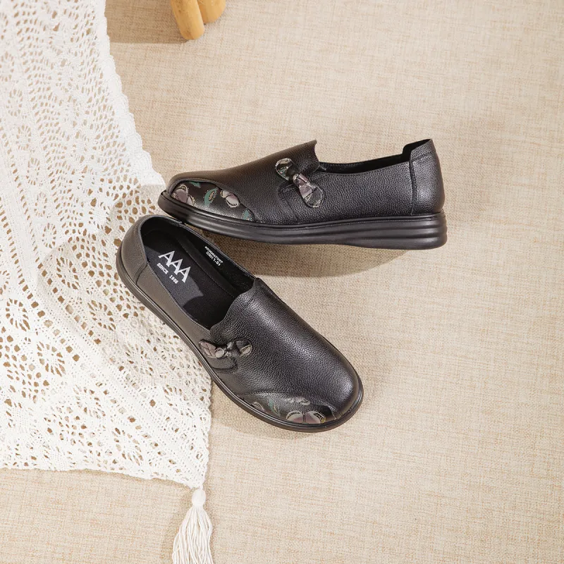 AAA SINCE 1955 Casual Single Shoes Women's Black-1