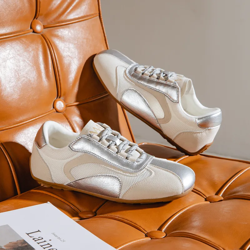AAA SINCE 1955 Low Top Casual Shoes Women's Silver-4