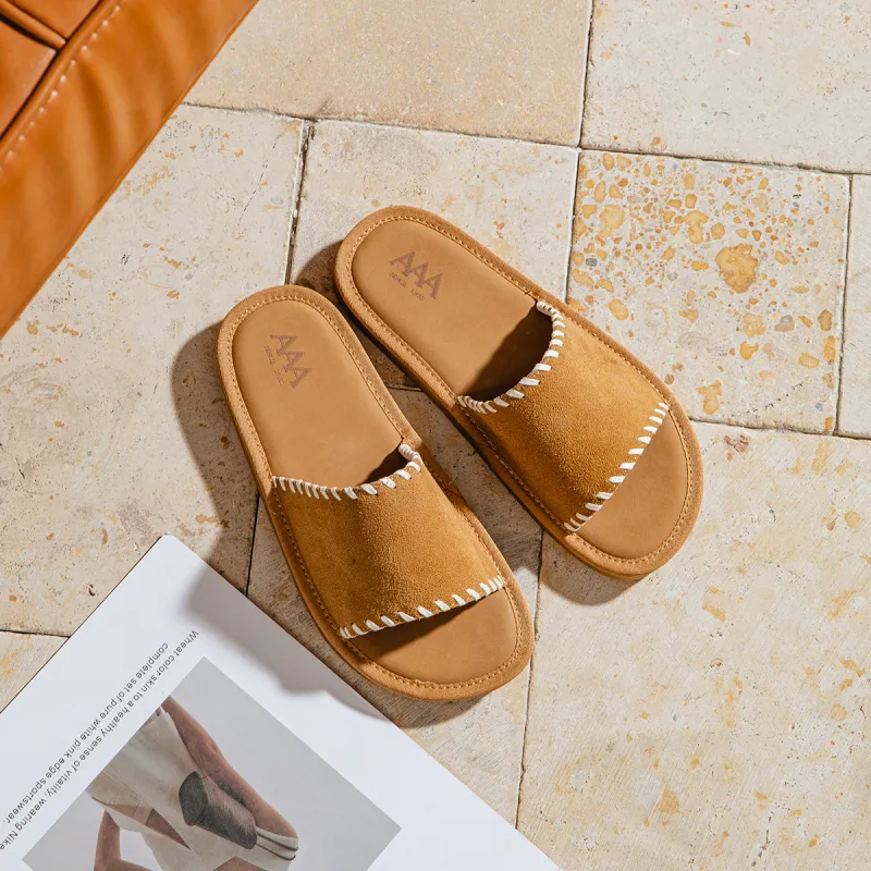 AAA SINCE 1955 Quick Dry Antibacterial Cushioning Slide Slippers Women's-7