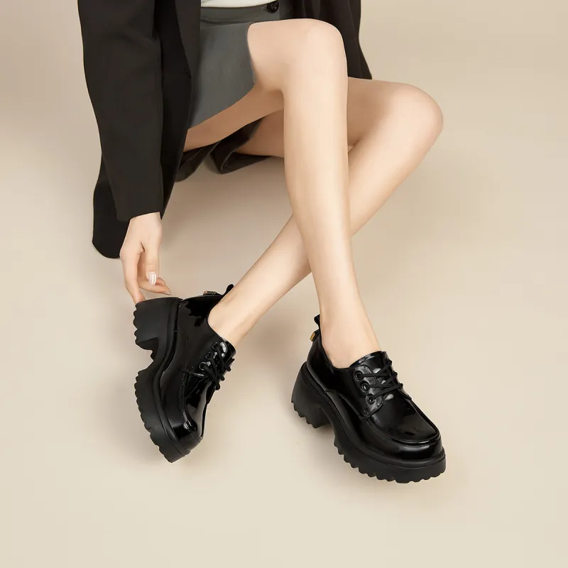 Spider King Casual Single Shoes Women's Black-6