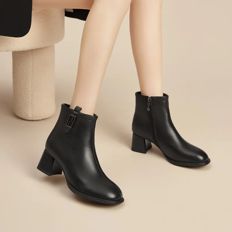 Spider King Ankle Boots Women's Black-5