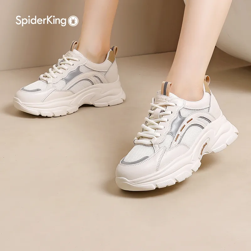 Spider King Low Top Chunky Sneakers 5cm Women's-11