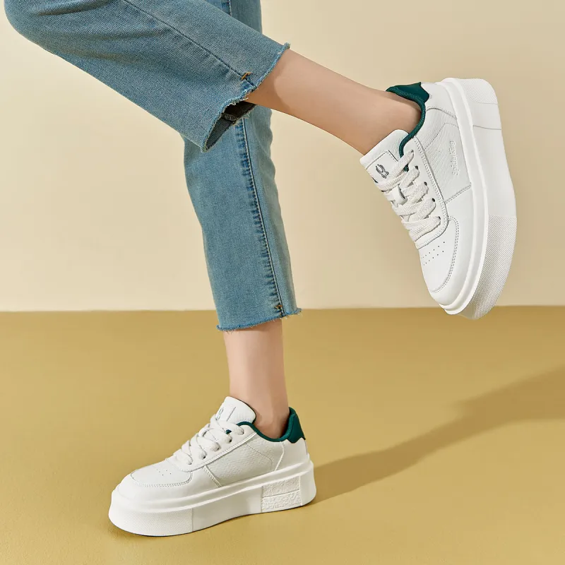Spider King Low Top Skateboard Shoes Women's Green-7