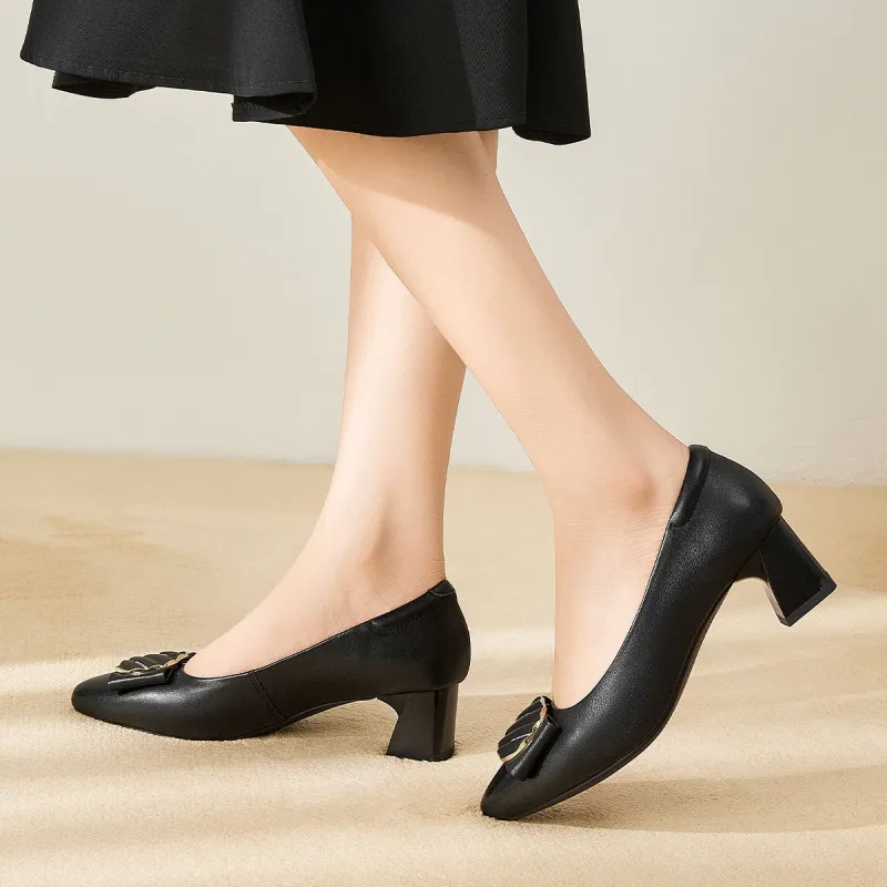 Spider King High Heels 4.8cm Women's Black-6