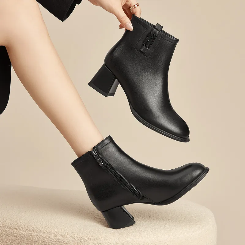 Spider King Ankle Boots Women's Black-4