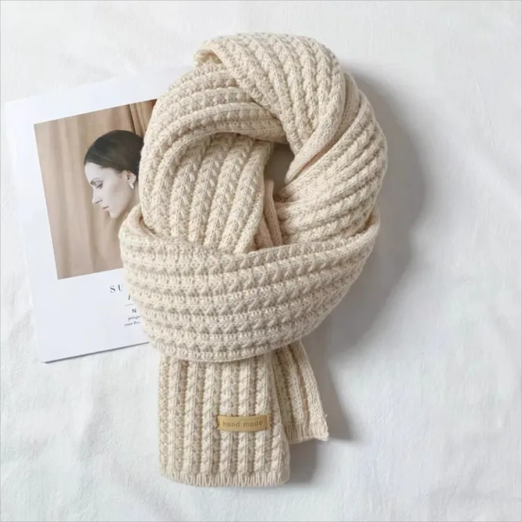 Under Polyester Knit Scarves Unisex-7