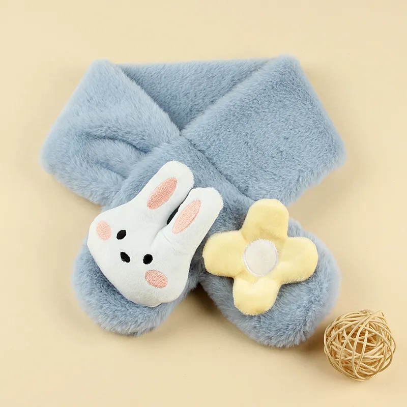 Under Polyester Knit Scarves Kids'-5