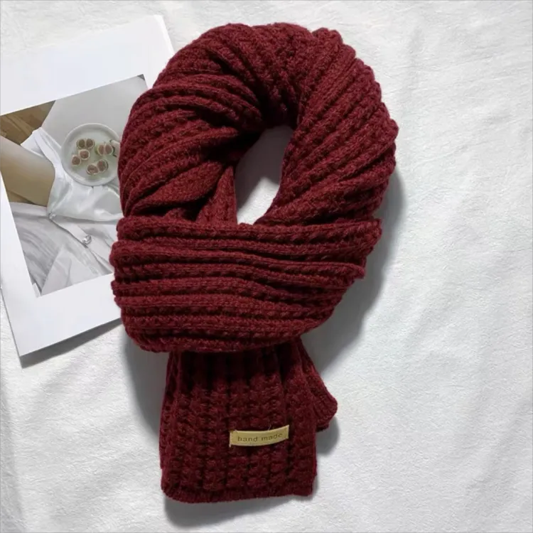 Under Polyester Knit Scarves Unisex-9