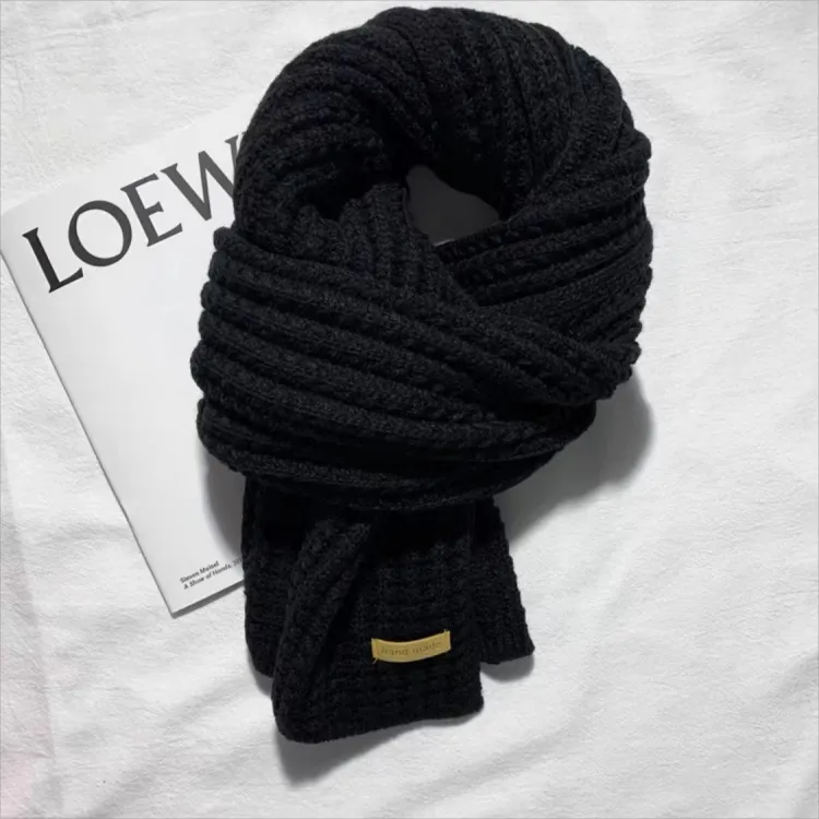 Under Polyester Knit Scarves Unisex-1