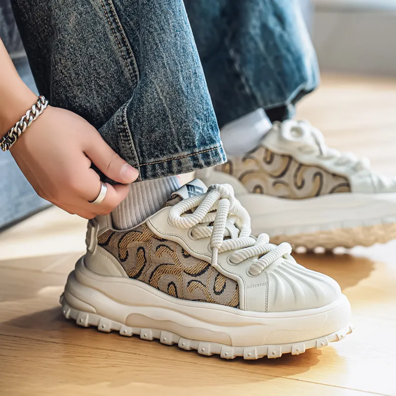 AD Anti Slip Wear Resistant Low Top Casual Shoes Men's-4