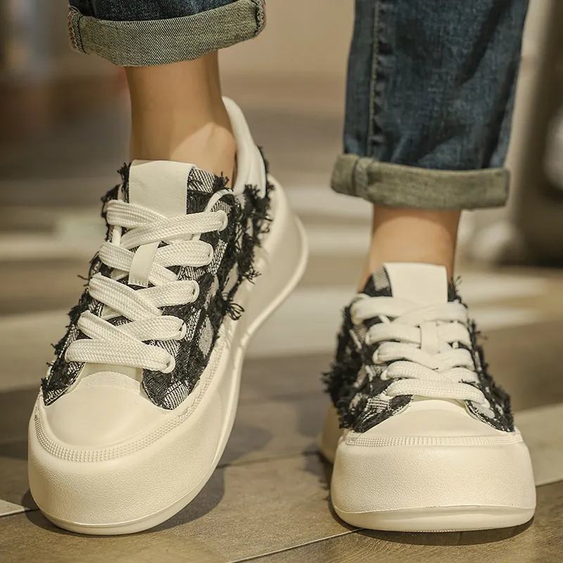 AD Slip Resistant, Lightweight, And Breathable Low Top Skateboard Shoes Men's-7