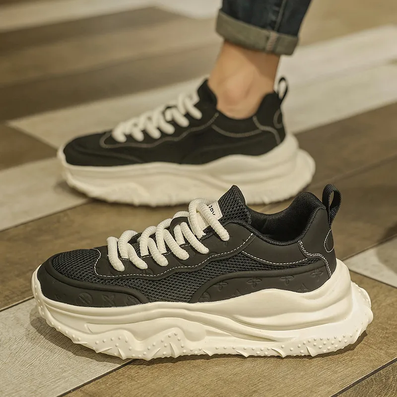 AD Slip Resistant, Abrasion Resistant, Breathable Low Top Chunky Sneakers Men's-8