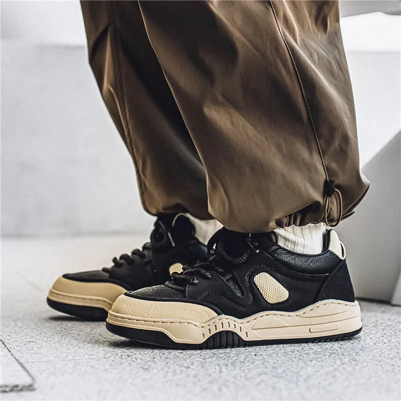 AD Anti Slip And Wear Resistant Coverage Low Top Skateboard Shoes Men's-9