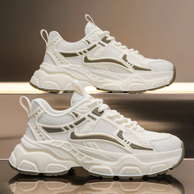 AD Breathable Height Increasing Abrasion Resistant Low Top Chunky Sneakers Men's-7
