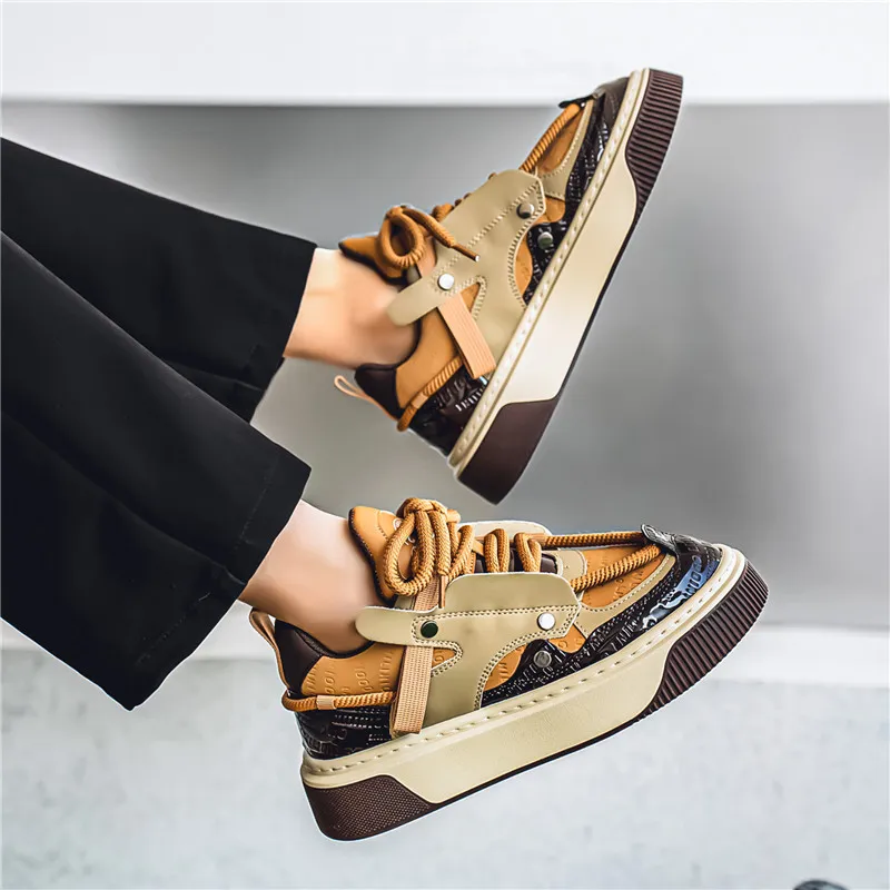 AD Anti Slip Wear Resistant Low Top Casual Shoes Men's-14