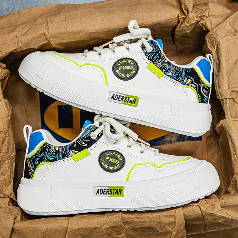 AD Anti Slip And Wear Resistant Breathable Low Top Skateboard Shoes Men's-4