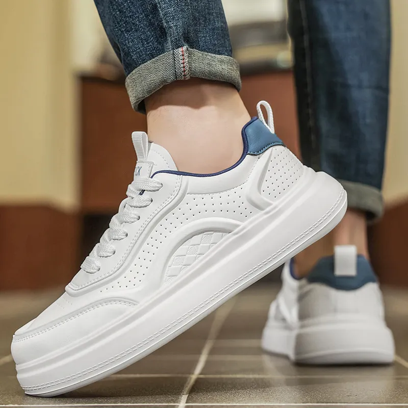 AD Abrasion Resistant, Lightweight, And Breathable Low Top Skateboard Shoes Men's-7