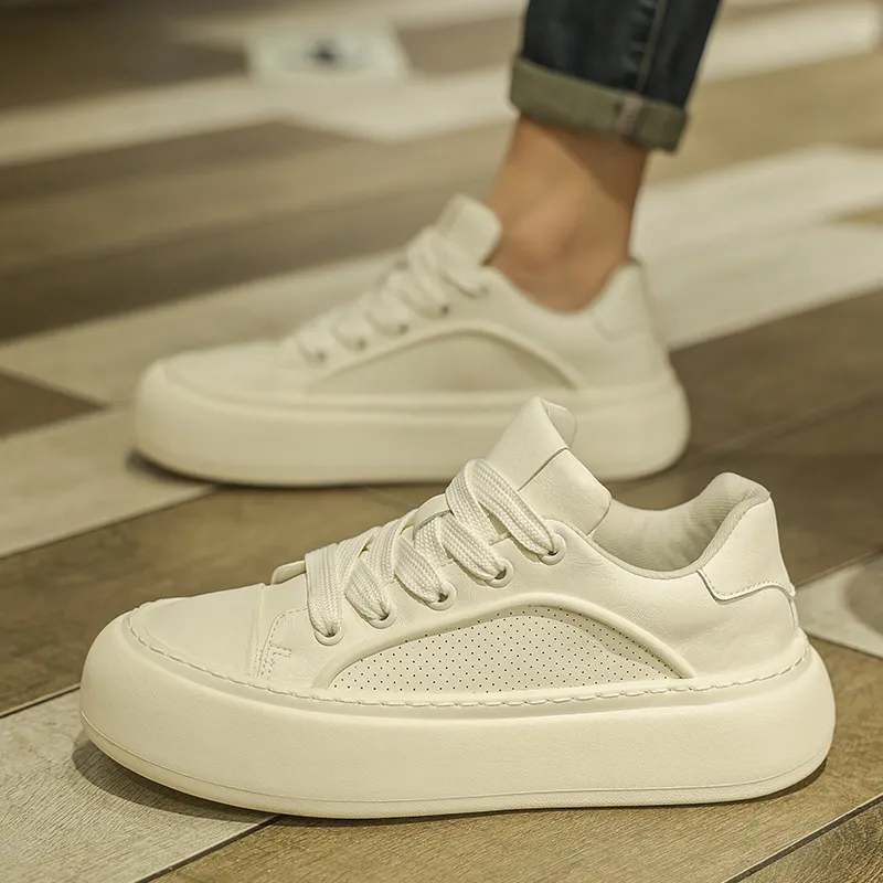 AD Slip Resistant, Breathable, Height Increasing Low Top Skateboard Shoes Men's-4