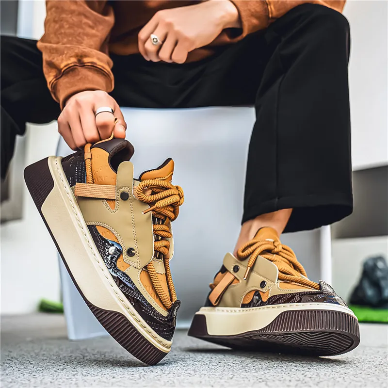 AD Anti Slip Wear Resistant Low Top Casual Shoes Men's-13