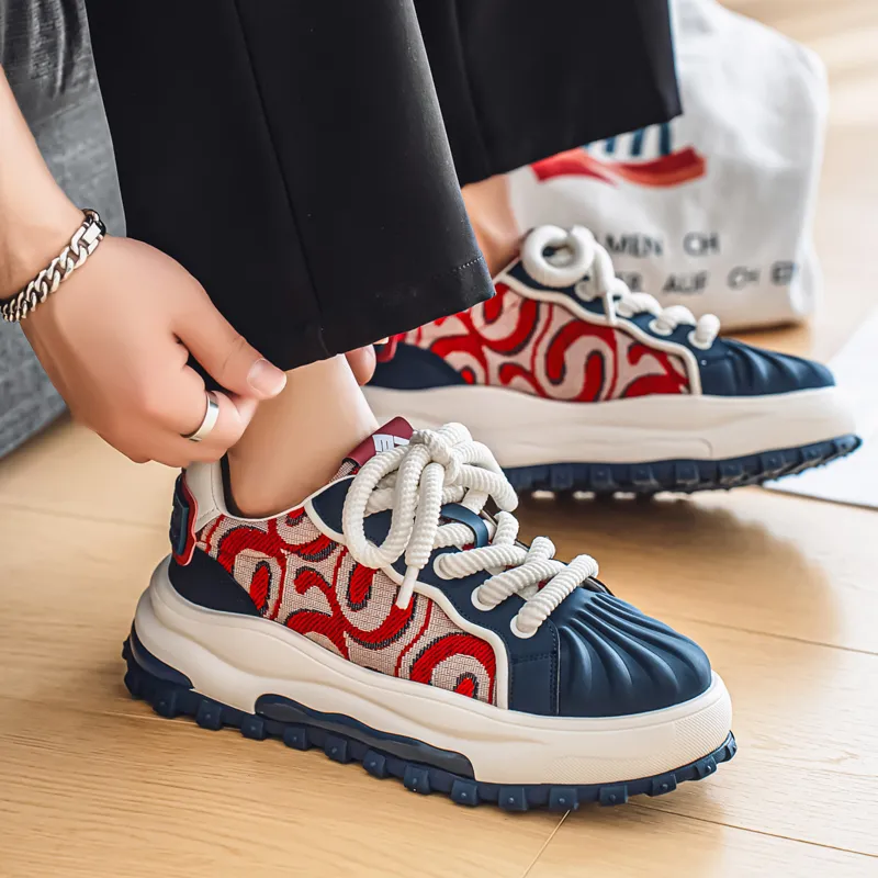 AD Anti Slip Wear Resistant Low Top Casual Shoes Men's-8