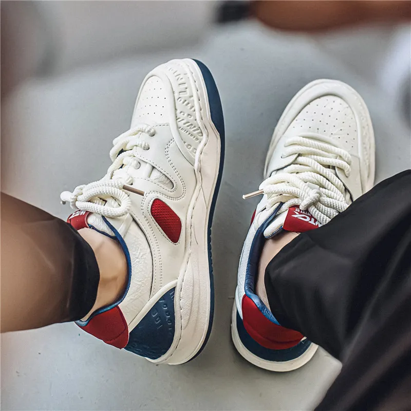 AD Anti Slip And Wear Resistant Coverage Low Top Skateboard Shoes Men's-5