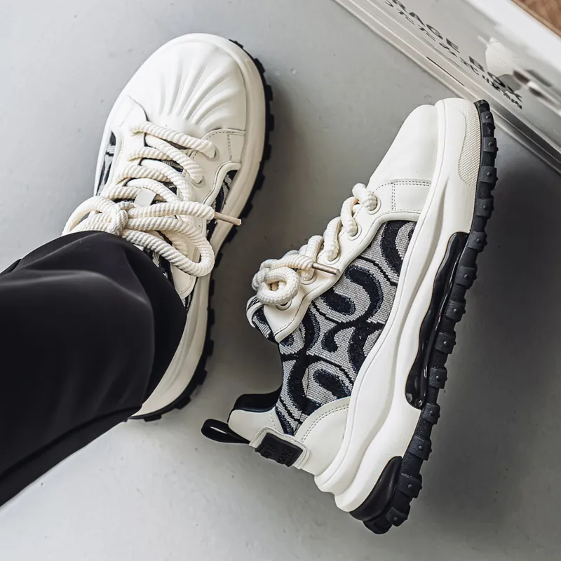 AD Anti Slip Wear Resistant Low Top Casual Shoes Men's-14
