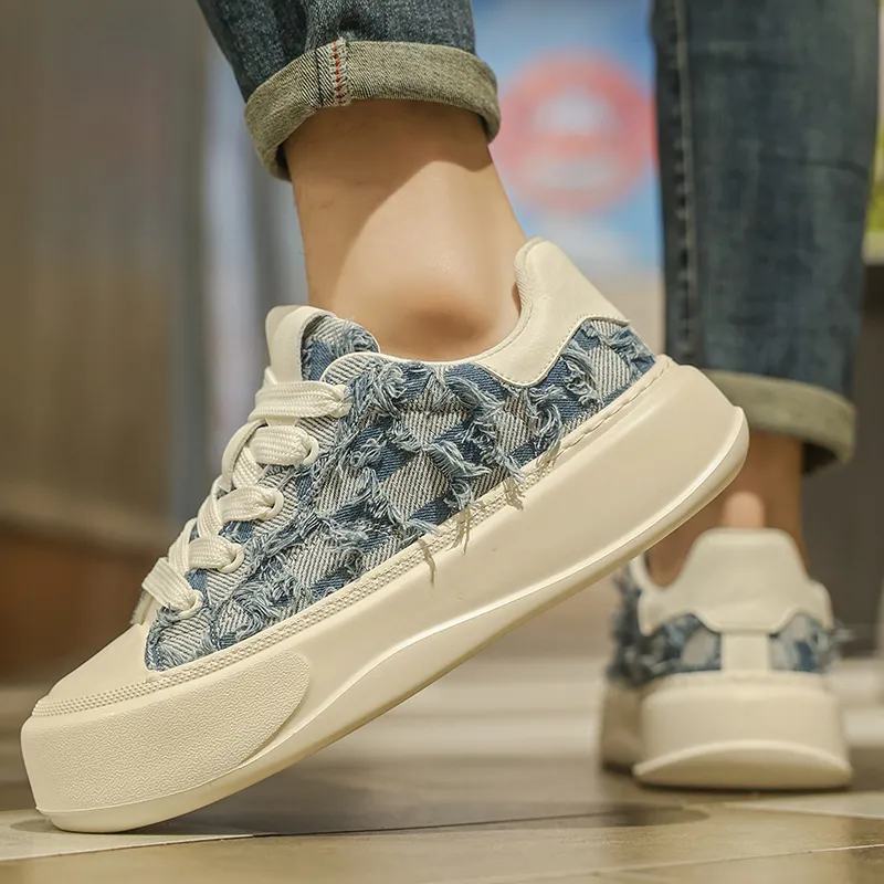 AD Slip Resistant, Lightweight, And Breathable Low Top Skateboard Shoes Men's-4