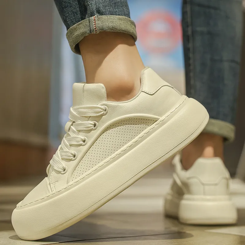 AD Slip Resistant, Breathable, Height Increasing Low Top Skateboard Shoes Men's-3