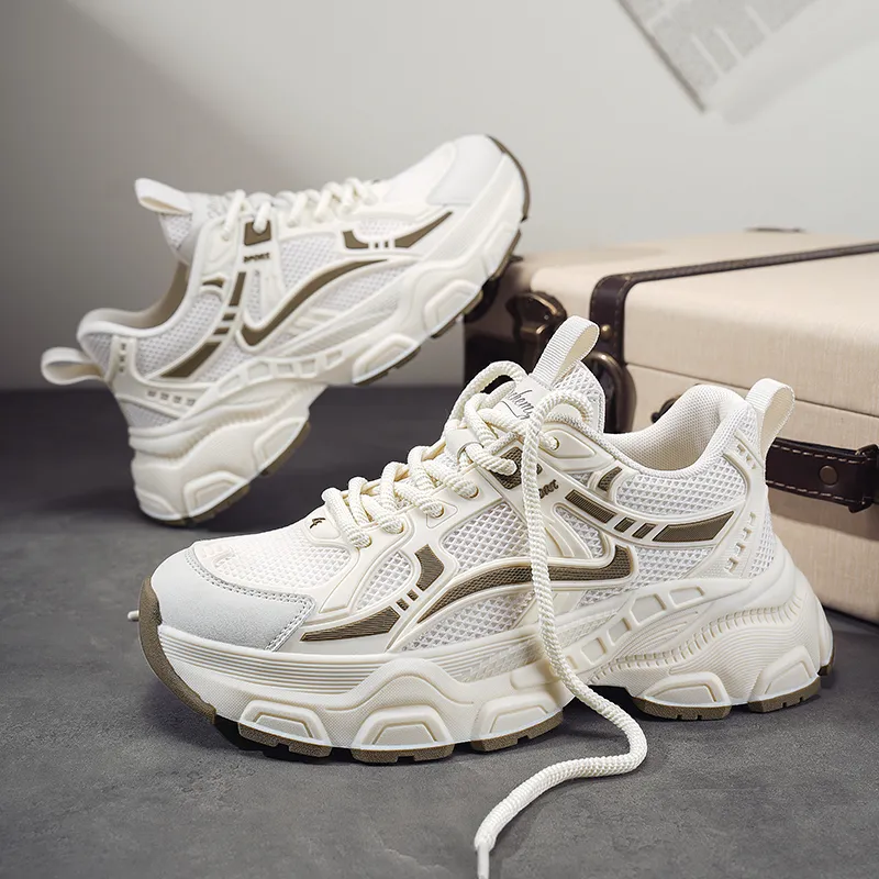 AD Breathable Height Increasing Abrasion Resistant Low Top Chunky Sneakers Men's-8