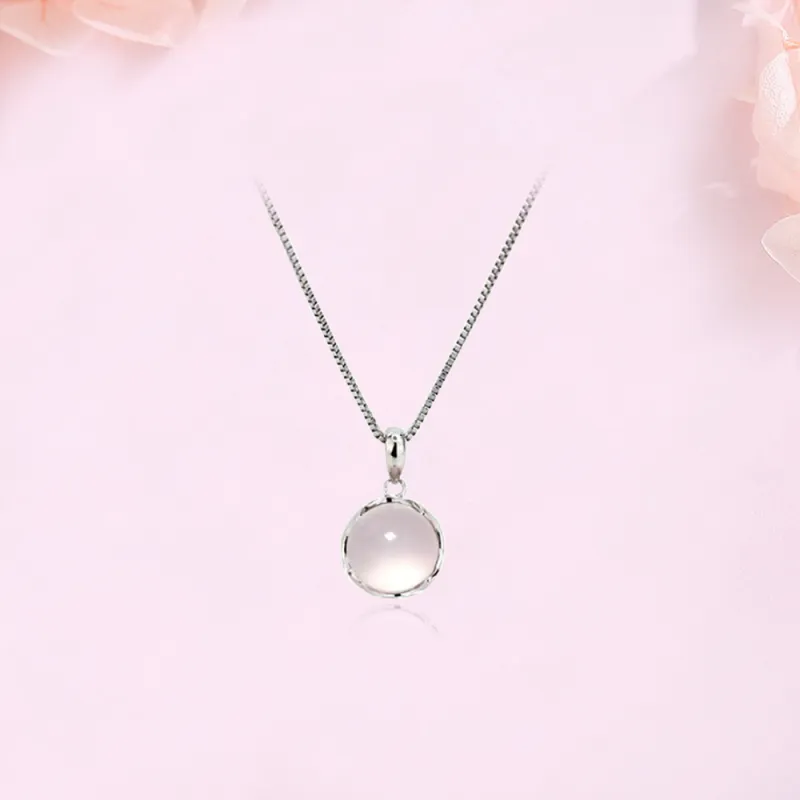 Tkb Colored Glaze Jade Necklaces Women's-5