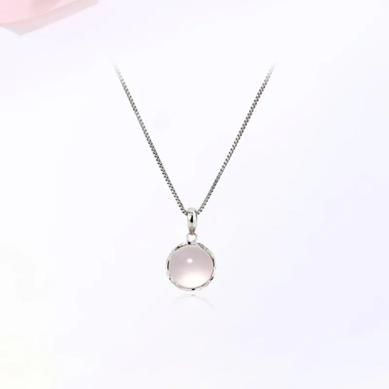 Tkb Colored Glaze Jade Necklaces Women's-2