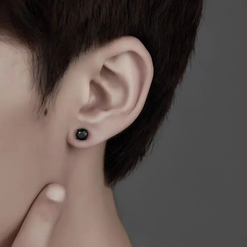 Tkb Geometric Magnet Stud Earrings Unisex-1