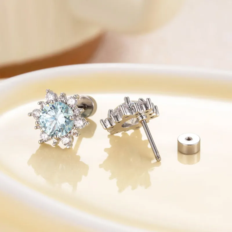 Tkb Delicate High-Gloss Stud Earrings Unisex-6