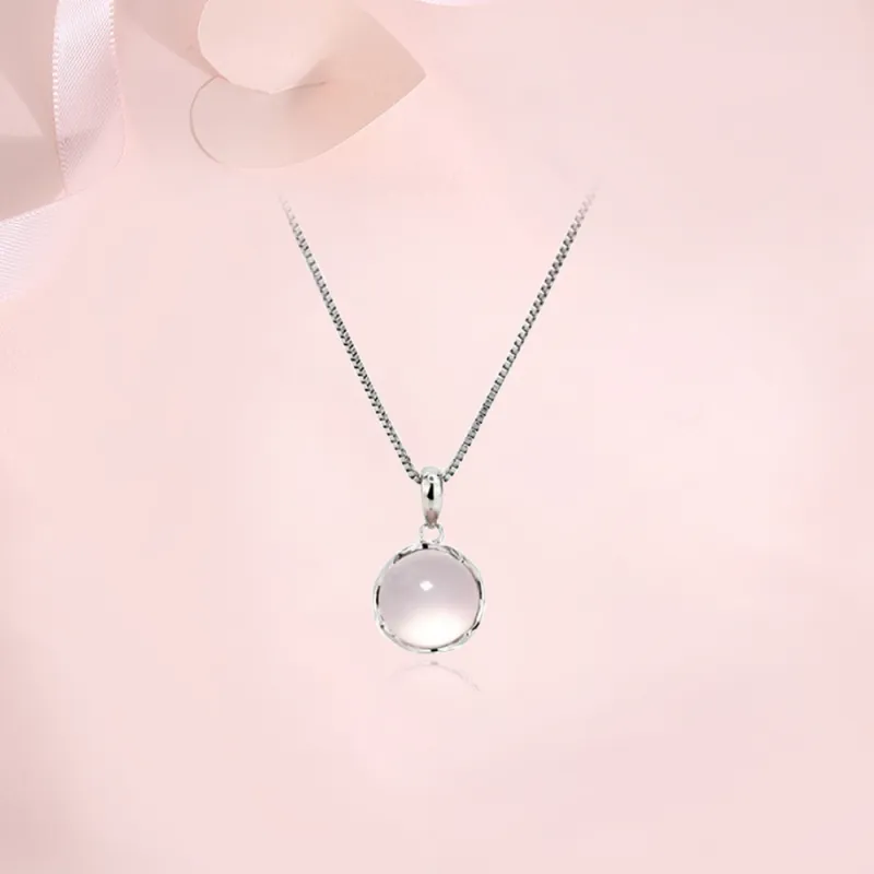 Tkb Colored Glaze Jade Necklaces Women's-4