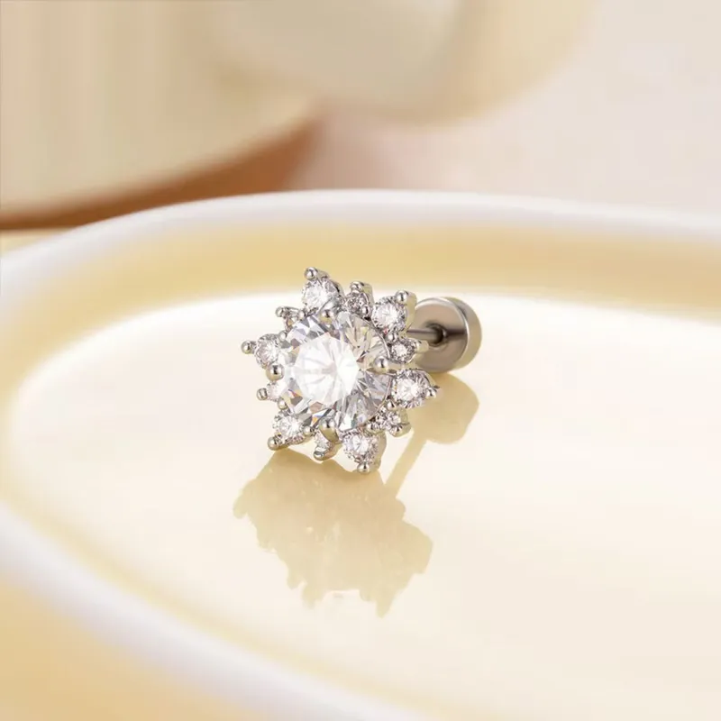 Tkb Delicate High-Gloss Stud Earrings Unisex-9