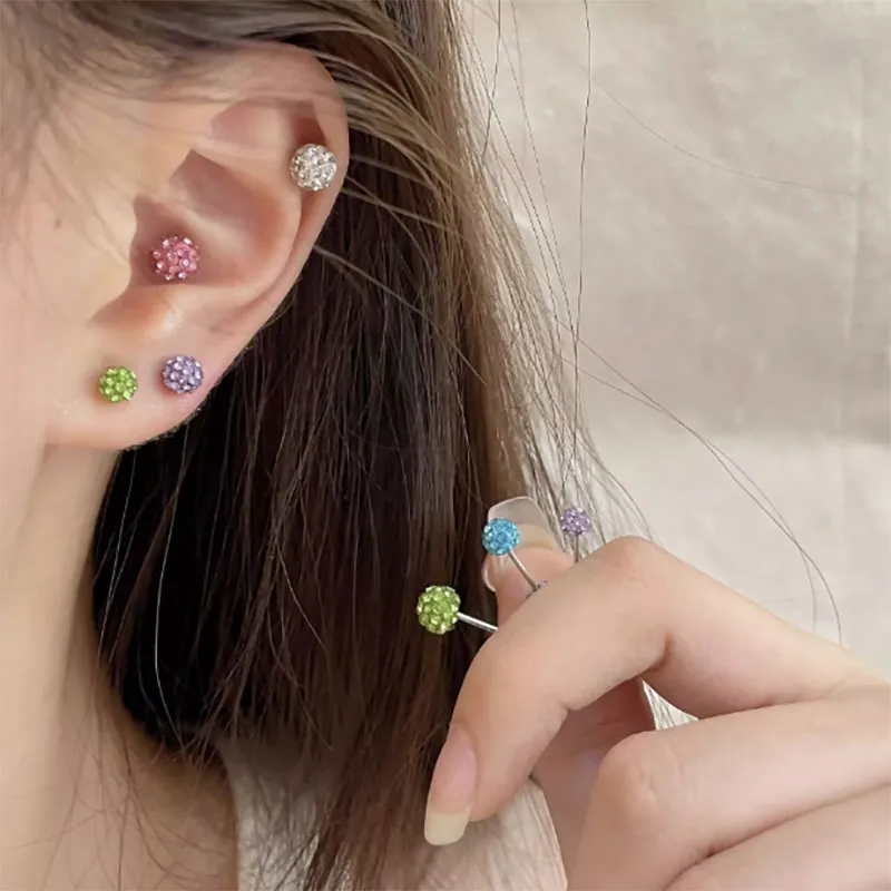 Tkb Titanium Steel Stud Earrings Unisex-7