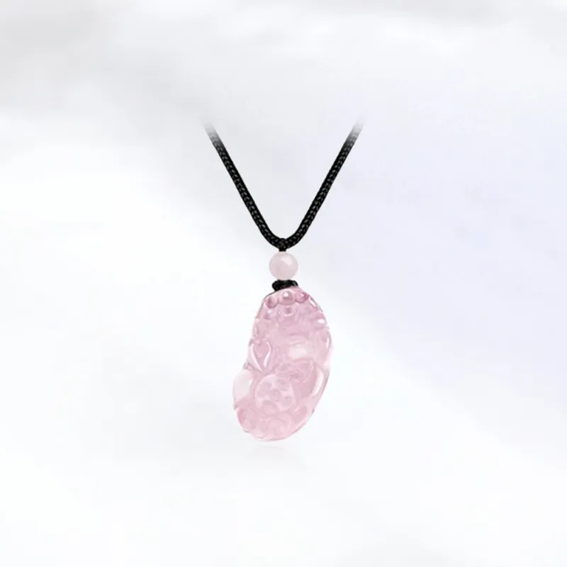 Tkb Obsidian Jade Necklaces Unisex-5