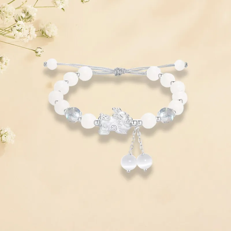 Tkb White Jade Bodhi Bracelets Unisex-5