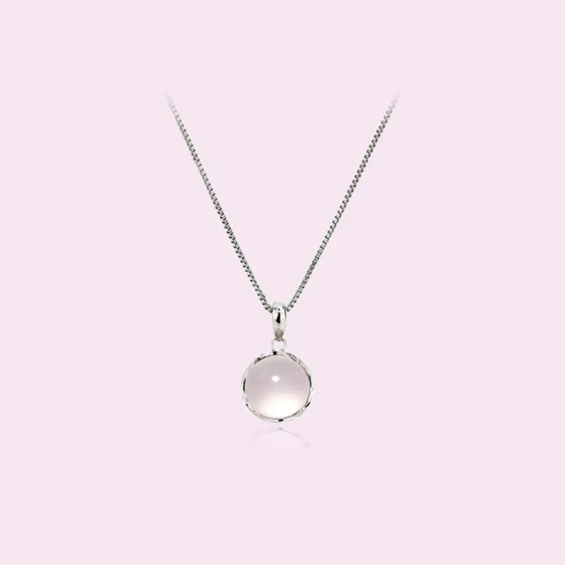 Tkb Colored Glaze Jade Necklaces Women's-3