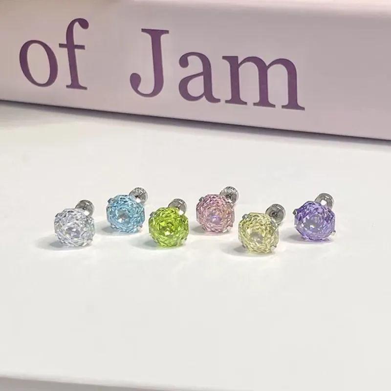 Tkb Titanium Steel Stud Earrings Unisex-10