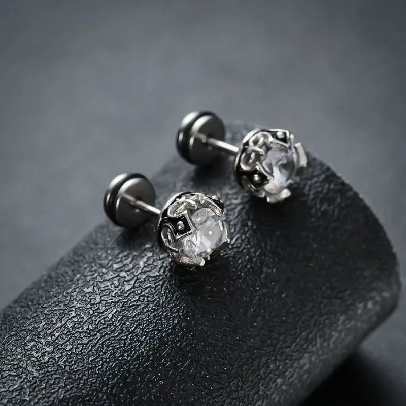 Tkb Earlobe Stretching Stud Earrings Unisex-3
