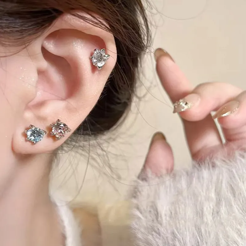Tkb Titanium Steel Stud Earrings Unisex-22