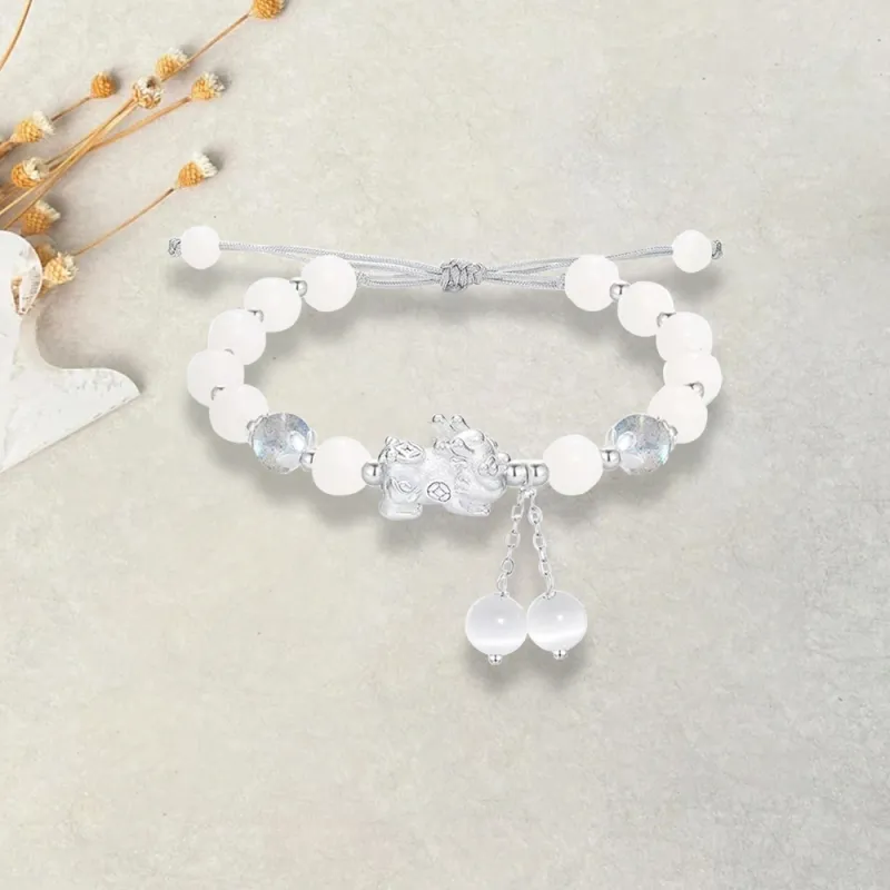 Tkb White Jade Bodhi Bracelets Unisex-4